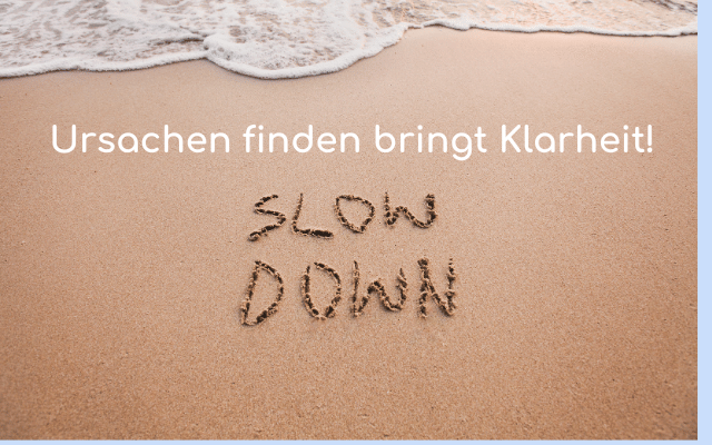 Klarheit gewinnen-Stressursachen finden